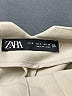Zara Solid Ivory Casual Pants Size S - photo 7