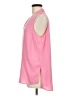 Gibson Latimer 100% Polyester Pink Sleeveless Blouse Size M - photo 5