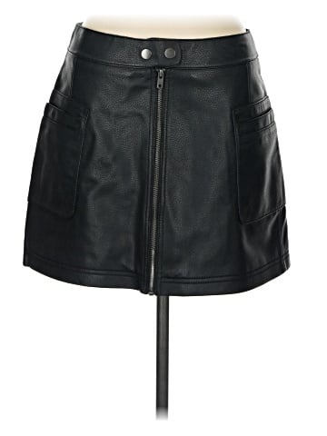 Free People Faux Leather Skirt (view 1)