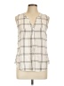 Van Heusen 100% Rayon Ivory Sleeveless Blouse Size L - photo 1