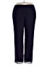 Unbranded 100% Polyester Solid Blue Purple Casual Pants Size 18 - photo 1