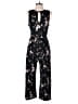 Kaileigh Floral Black Jumpsuit Size S - photo 2