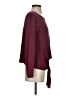 Deletta Burgundy Long Sleeve Top Size S - photo 4