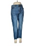 Ann Taylor LOFT Stripes Blue Jeans Size 29 waist - photo 1
