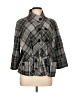 Apt. 9 Plaid Gray Coat Size L - photo 1