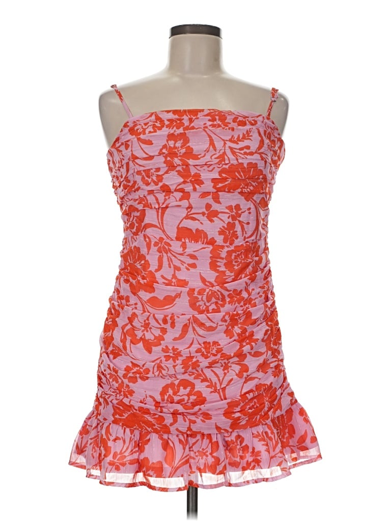 Hello Molly Cocktail Dress In Orange