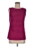 Dana Buchman 100% Polyester Burgundy Sleeveless Top Size M - photo 1