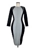 Escada Color Block Gray Cocktail Dress Size EU 38 / US 8 - photo 1