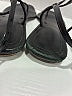 Prada 100% Leather Gray Black Sandals Size EU 37 1/2 - photo 3