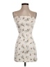 Sunday Best Floral Ivory Cocktail Dress Size 00 - photo 1