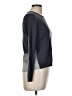 Peserico Gray Silk Pullover Sweater Size 8 (44) - photo 4