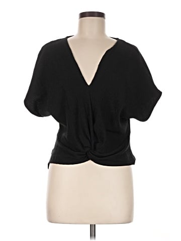 Zara W&B Collection Short Sleeve Top (view 1)