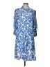 CAbi Paisley Blue Casual Dress Size L - photo 1