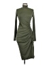 Cider Solid Green Cocktail Dress Size M - photo 1