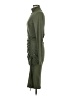 Cider Solid Green Cocktail Dress Size M - photo 5