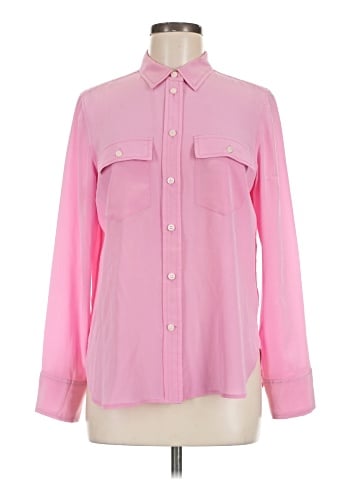 J.Crew Long Sleeve Silk Top (view 1)