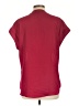 Cynthia Steffe 100% Polyester Burgundy Short Sleeve Blouse Size L - photo 2