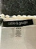 Cable & Gauge 100% Polyester Ivory Short Sleeve Blouse Size M - photo 7