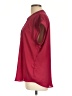 Cynthia Steffe 100% Polyester Burgundy Short Sleeve Blouse Size L - photo 5