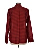 J.Crew Factory Store 100% Polyester Houndstooth Red Long Sleeve Blouse Size L - photo 2