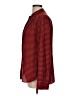 J.Crew Factory Store 100% Polyester Houndstooth Red Long Sleeve Blouse Size L - photo 5