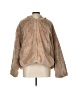 Forever 21 100% Polyester Tan Faux Fur Jacket Size L - photo 1