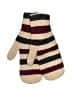 Burberry 100% Lambswool Burgundy Wool Mittens One size - photo 1
