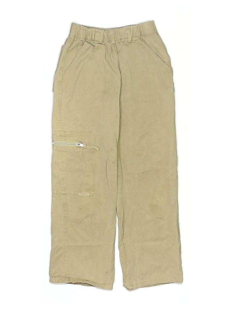 Pre-owned Btween Kids' Cargo Pants In Tan