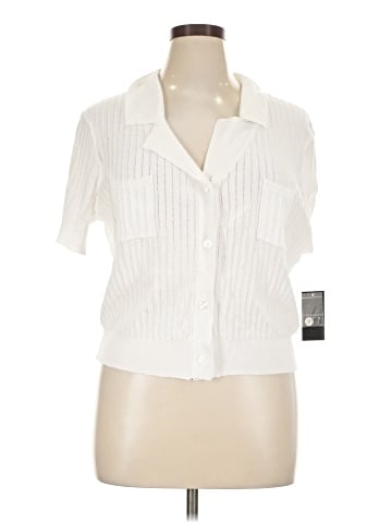 Tahari by ASL Short Sleeve Blouse (view 1)