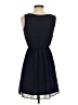 Iz Byer 100% Polyester Solid Blue Casual Dress Size XS - photo 2