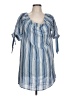 THML Blue Short Sleeve Blouse Size M - photo 1