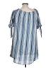 THML Blue Short Sleeve Blouse Size M - photo 2
