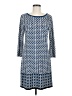 Max Studio Tweed Blue Casual Dress Size M - photo 1