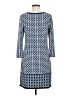 Max Studio Tweed Blue Casual Dress Size M - photo 2