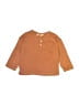 Zara Brown Long Sleeve Henley Size 12-18 mo - photo 1