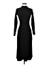 MNG Solid Black Casual Dress Size 4 - photo 1