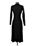 MNG Solid Black Casual Dress Size 4 - photo 2