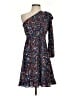 J.Crew 100% Polyester Floral Blue Cocktail Dress Size 0 - photo 1
