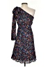 J.Crew 100% Polyester Floral Blue Cocktail Dress Size 0 - photo 2