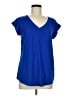 Express Blue Short Sleeve Blouse Size M - photo 1