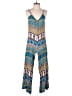 Staring at Stars 100% Rayon Blue Jumpsuit Size S - photo 1