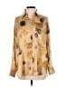 Zara Floral Gold Long Sleeve Blouse Size XS - photo 1