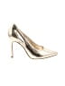 Nine West Metallic Gold Heels Size 7 - photo 1