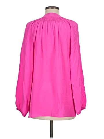 Lilly Pulitzer Long Sleeve Silk Top (view 2)