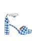 Boden Checkered-gingham Blue Sandals Size EU 41 - photo 1