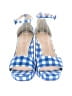 Boden Checkered-gingham Blue Sandals Size EU 41 - photo 2