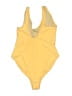 Old Navy Solid Yellow One Piece Swimsuit Size 2X - photo 2