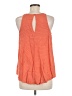 Old Navy 100% Viscose Orange Sleeveless Blouse Size M - photo 2