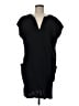 Theory Solid Black Casual Dress One size - photo 1