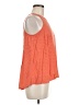 Old Navy 100% Viscose Orange Sleeveless Blouse Size M - photo 4